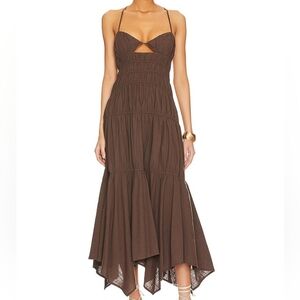 Brand New Chocolate Maxi Dress. Smoke & Pet Free Home